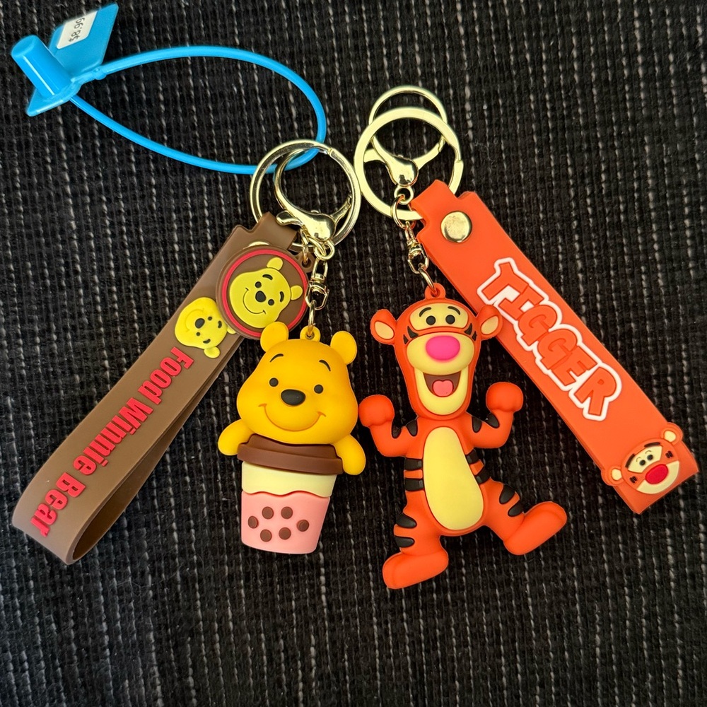 Brand New Disney Winnie the Pooh Keychain Bundle